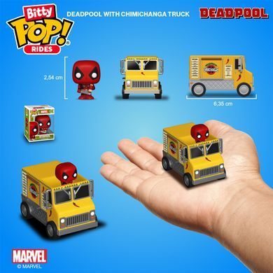 Набор фигурок BITTY POP! Ride серии "Марвел" - ДЭДПУЛ И ГРУЗОВИК ЧИМИЧАНГИ 83625 фото