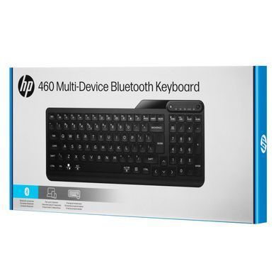HP Клавіатура мембранна HP 460 Multi-Device key, BT, EN/UK, чорний 7N7B8AA фото