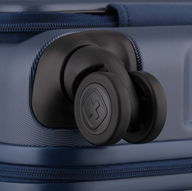 Wenger Валіза Wenger Skyon Hardside Carry-On, мала, з відсіком для н/б 16", полікарбонат, TSA, 4 колеса, розширення, USB, синій 653565 фото
