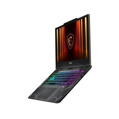 MSI Ноутбук MSI Cyborg 15 B2RWEKG-420XUA 15.6" FHD, Intel Core 7 240H, 16GB, F1TB, NVD5050-8, DOS, Напівпрозорий чорний 9S7-15Q342-420 фото