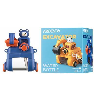 ARDESTO Пляшка для води ARDESTO Excavator 500мл, пластик, синій