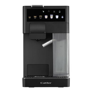 CATLER Кофеварка капсульная Renzo 1.6л, капсулы, молотый кофе, сенс. управл., автом. капучинатор, черный ES751BRENZO фото