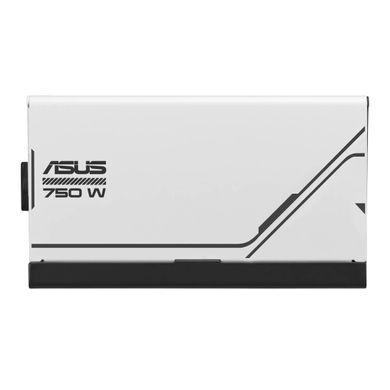 ASUS Блок живлення AP-750G (750W), >90%, 80+ Gold, 135мм, 1xMB 24pin(20+4), 2xCPU 8pin(4+4), 3xMolex, 5xSATA, 3xPCIe 8pin(6+2), Fully Modular, AP-750G, білий 90YE00U1-B0NB00 фото