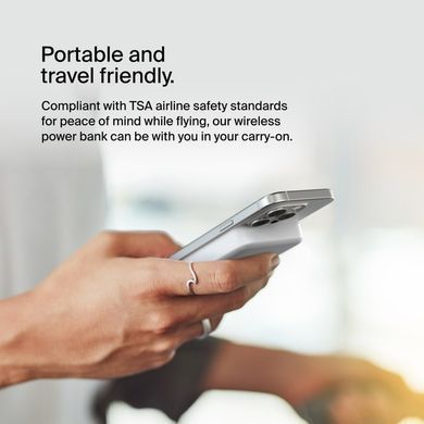 Belkin Портативное зарядное устройство Power Bank 10000мАч, MagSafe Wireless, белый BPD008BTWH фото