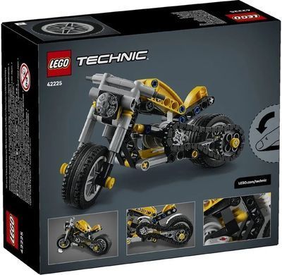 LEGO Конструктор LEGO Technic Жовтий мотоцикл 42225 фото