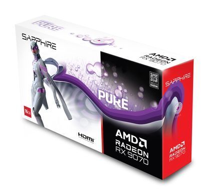 SAPPHIRE Відеокарта SAPPHIRE Radeon RX 9070 16GB GDDR6 PURE GAMING OC 11349-02-20G фото