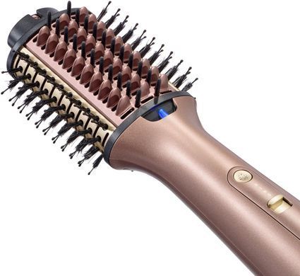 BaByliss Фен-щетка Air Power Volume, 1000Вт, режимов-2, дифузор, иониз-я, хол. обдув, розовый AS95E фото