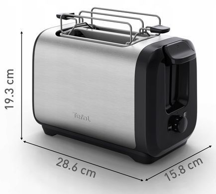 Tefal toaster Subito 1100W, metal, black