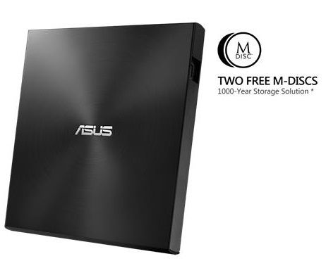 ASUS Привод ZenDrive SDRW-08U7M-U DVD+-R/RW USB 2.0 90DD01X0-M29000 фото