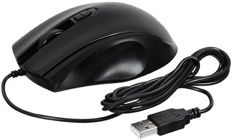 Acer Мышь OMW020, USB-A, чёрный ZL.MCEEE.027 фото
