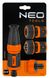 Neo Tools Набір для поливу 3/4", зрошувач ручний прямий, 2 конектори для шланга, конектор для крана 3/4"-1" 7 - магазин Coolbaba Toys