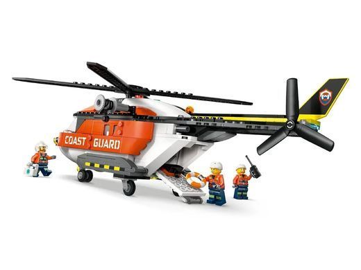 LEGO Конструктор LEGO City Рятувальний катер і гелікоптер берегової охорони 60504 фото