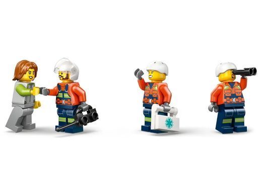 LEGO Конструктор LEGO City Рятувальний катер і гелікоптер берегової охорони 60504 фото