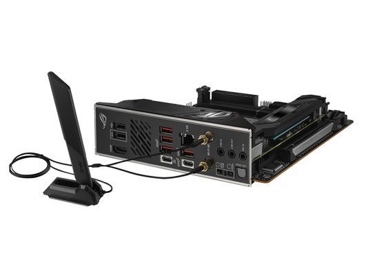ASUS Материнcька плата ROG STRIX B650E-I GAMING WIFI sAM5 B650 2xDDR5 M.2 HDMI WiFi BT mITX 90MB1BI0-M0EAY0 фото