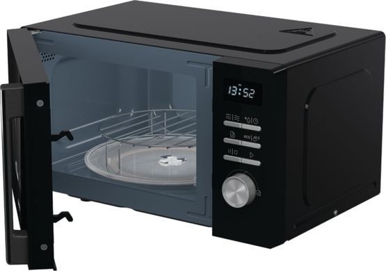 Gorenje Мікрохвильова піч Gorenje, 20л, електр. керув., 800Вт, гриль, дисплей, 11 програм, чорний MO20A4BH фото