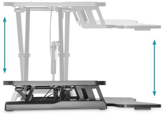 Digitus Подставка Ergonomic Workspace Riser, 11-46cm, black DA-90380-1 фото