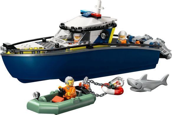 LEGO Конструктор LEGO City Переслідування на поліцейському катері 60456 фото