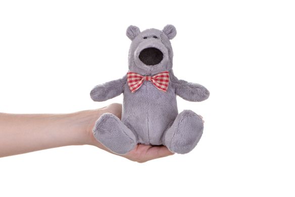 М'яка іграшка Same Toy Полярний ведмедик сірий 13 см THT665 фото