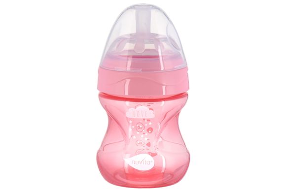Детская бутылочка Nuvita 6012 Mimic Cool 150мл 0+ Антиколиковая розовая NV6012PINK фото