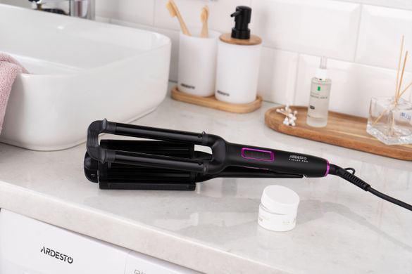 ARDESTO Плойка для створення локонів Violet Pro, 90Вт, 170-210C, кераміка, чорний HC-Y220PRO фото