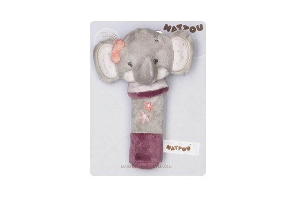 Погремушка шуршащая Nattou слоник Адель 424127 фото