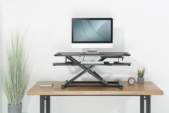 Digitus Подставка Ergonomic Workspace Riser, 11-46cm, black DA-90380-1 фото