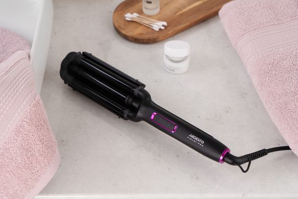 ARDESTO Плойка для створення локонів Violet Pro, 90Вт, 170-210C, кераміка, чорний HC-Y220PRO фото