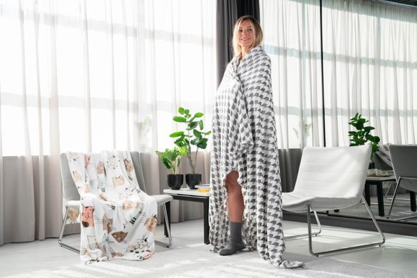 ARDESTO Плед Flannel, 160х200см, геометрія 100% поліестер