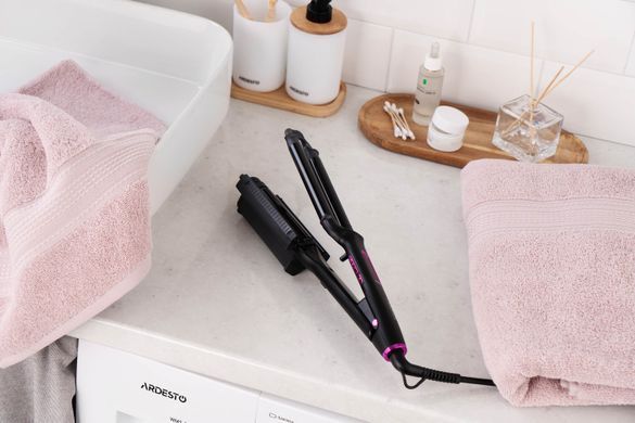 ARDESTO Плойка для створення локонів Violet Pro, 90Вт, 170-210C, кераміка, чорний HC-Y220PRO фото