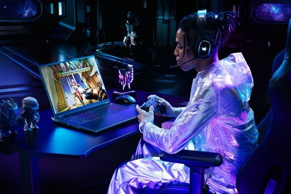 Acer Ноутбук Acer Predator Helios Neo 18 PHN18-72 18" WQXGA IPS, Intel U9-275HX, 64GB, F2TB, NVD5070-8, Lin, чорний NH.QVHEU.001 фото