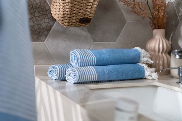 ARDESTO Полотенце SPA 90х170см, 100% хлопок, синий