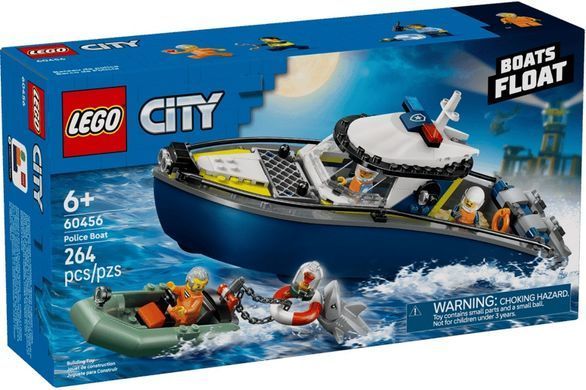 LEGO Конструктор LEGO City Переслідування на поліцейському катері 60456 фото