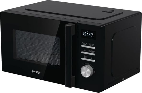 Gorenje Мікрохвильова піч Gorenje, 20л, електр. керув., 800Вт, гриль, дисплей, 11 програм, чорний MO20A4BH фото