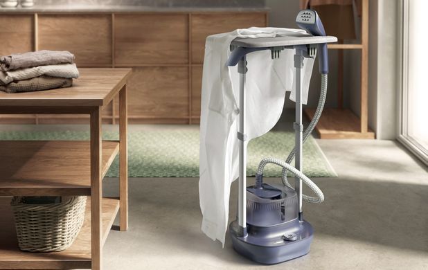 Electrolux Прасувальна система, 1800Вт, 2500мл, постійна пара - 40гр, верт. відпарювання, керам. підошва, синій E7US1-4MN фото