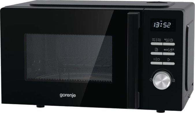 Gorenje Мікрохвильова піч Gorenje, 20л, електр. керув., 800Вт, гриль, дисплей, 11 програм, чорний MO20A4BH фото