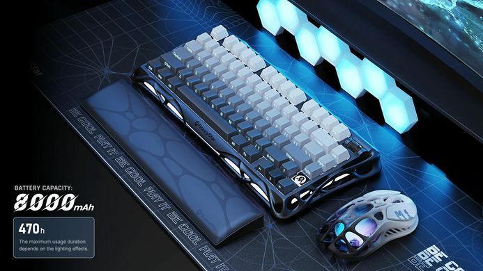 GravaStar Mercury K1 75% Wireless Mechanical Gaming Keyboard GSK1_GBLK фото
