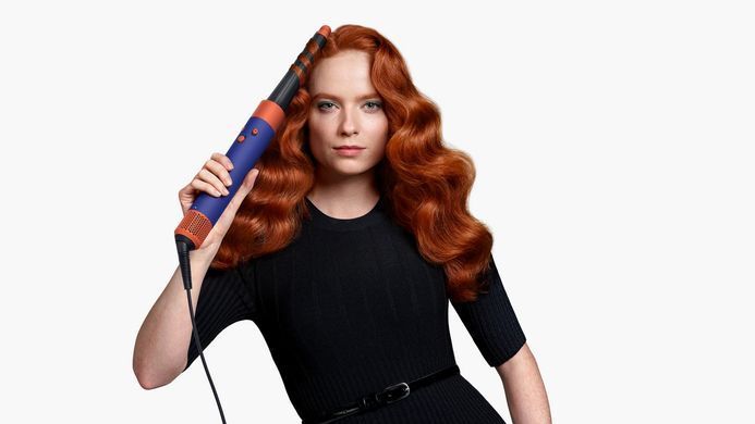 Dyson Styler Dyson Airwrap I.D. HS08 Curly+Coily Complete Long Vinca Blue/Topaz, 1300V, temp. modes-3, nozzles-6, ceramics, Blue/Topaz 533759-01 фото