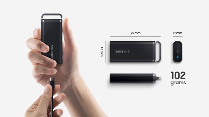 Samsung Портативный SSD 4TB USB 3.2 Gen 1 Type-C T5EVO Shield MU-PH4T0S/EU фото
