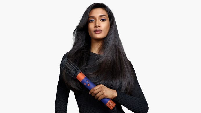 Dyson Styler Dyson Airwrap I.D. HS08 Curly+Coily Complete Long Vinca Blue/Topaz, 1300V, temp. modes-3, nozzles-6, ceramics, Blue/Topaz 533759-01 фото