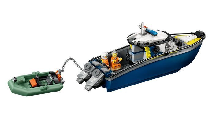 LEGO Конструктор LEGO City Переслідування на поліцейському катері 60456 фото