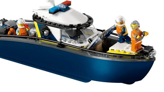 LEGO Конструктор LEGO City Переслідування на поліцейському катері 60456 фото