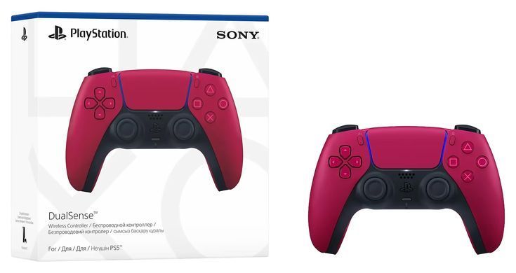 PlayStation Геймпад 5 Dualsense BT, Cosmic Red 1000050249 фото