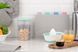 ARDESTO Контейнер для сипучих Fresh 3 в 1, 3 х 0,75 л, тіффані, пластик 2 - магазин Coolbaba Toys