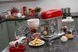 Кухонная машина Gorenje, 1000Вт, чаша-металл, корпус-металл, насадок-7, серебристо-красный 4 - магазин Coolbaba Toys