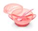 Набір Nuvita для годування дорожній COOL 6м+ Рожевий 3 - магазин Coolbaba Toys