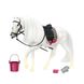 Ігрова фігура LORI Білий кінь Камарілло 1 - магазин Coolbaba Toys