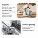 Tefal Tefal planetary mixer Bake Easy 500W, nozzles-3 beaters, bowl-stainless steel, 3.5L, white 8 - магазин Coolbaba Toys