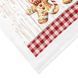 ARDESTO Kitchen towel set Christmas Gingerbread 38х63cm, 2pcs, 100% cotton, red