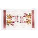 ARDESTO Kitchen towel set Christmas Gingerbread 38х63cm, 2pcs, 100% cotton, red
