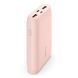 Belkin Портативное зарядное устройство 10000mAh, 15W Dual USB-A, USB-C, rose gold 3 - магазин Coolbaba Toys